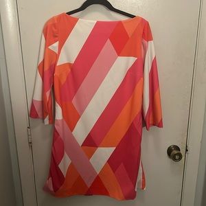 Tahari 3/4 sleeve 60’s style Mini dress